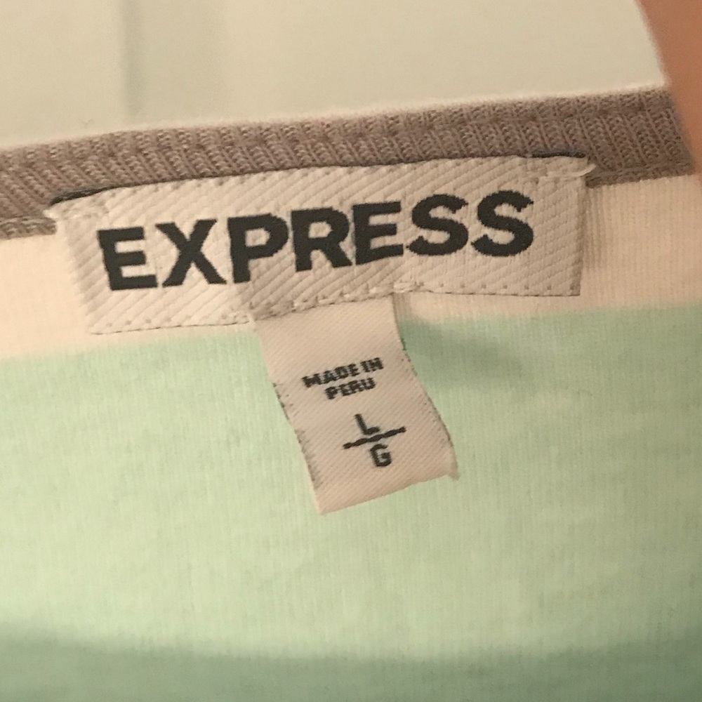 {Express} Striped Top - Picture 4 of 4